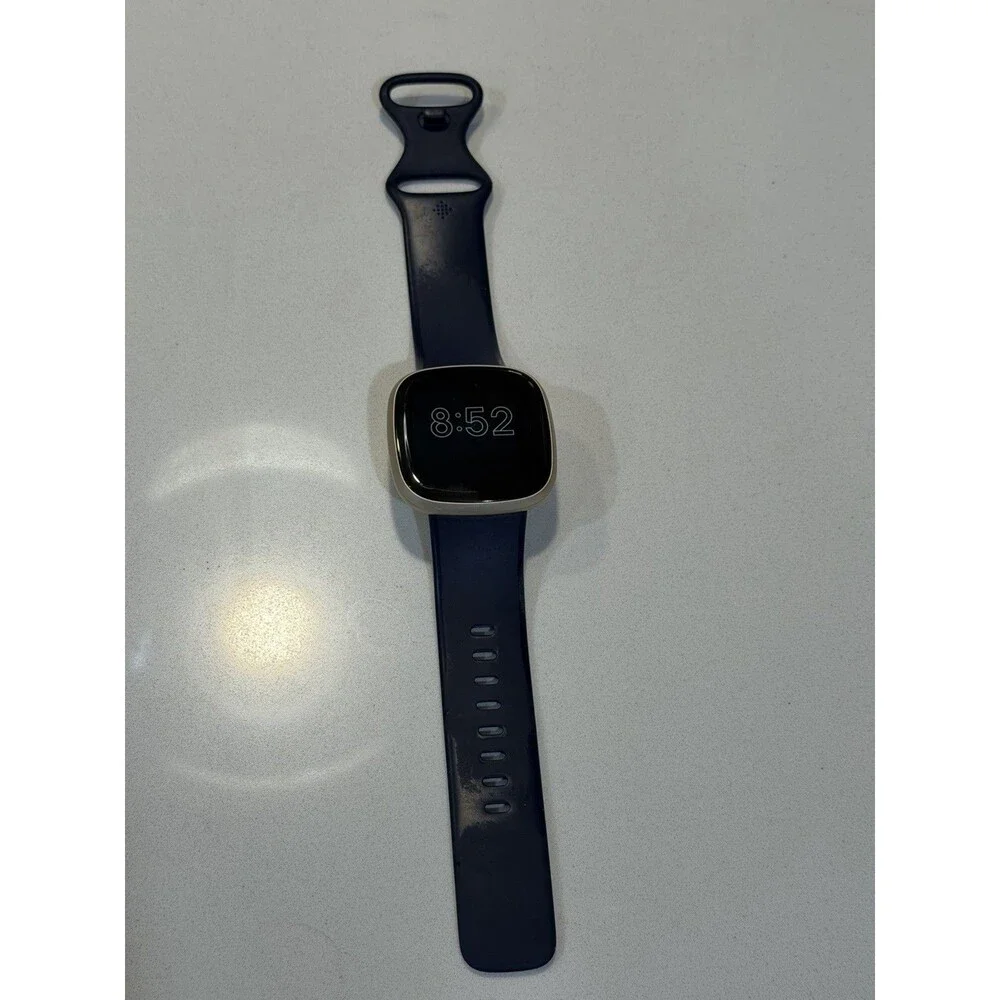 Fitbit Versa 3 GPS Smartwatch Blue - Fully Tested & Reset - Charger Included